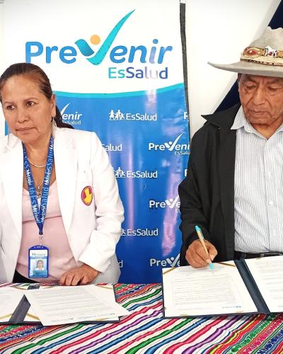 EsSalud y la Cooperativa de Ahorro y Crédito Los Andes suscriben alianza para fortalecer la salud preventiva.