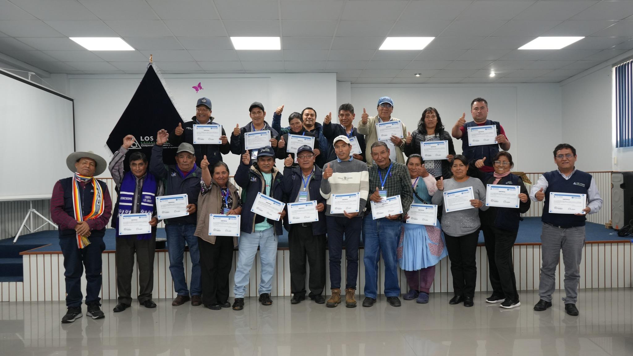 Directivos de la Cooperativa Los Andes fortalecen sus capacidades en jornada de  Educación Cooperativa.