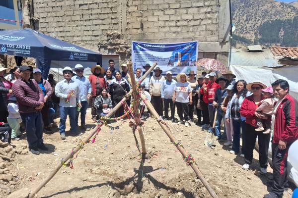 COOPERATIVA LOS ANDES INICIA CONSTRUCCIÓN DE SU OFICINA EN CHUQUIBAMBILLA, GRAU
