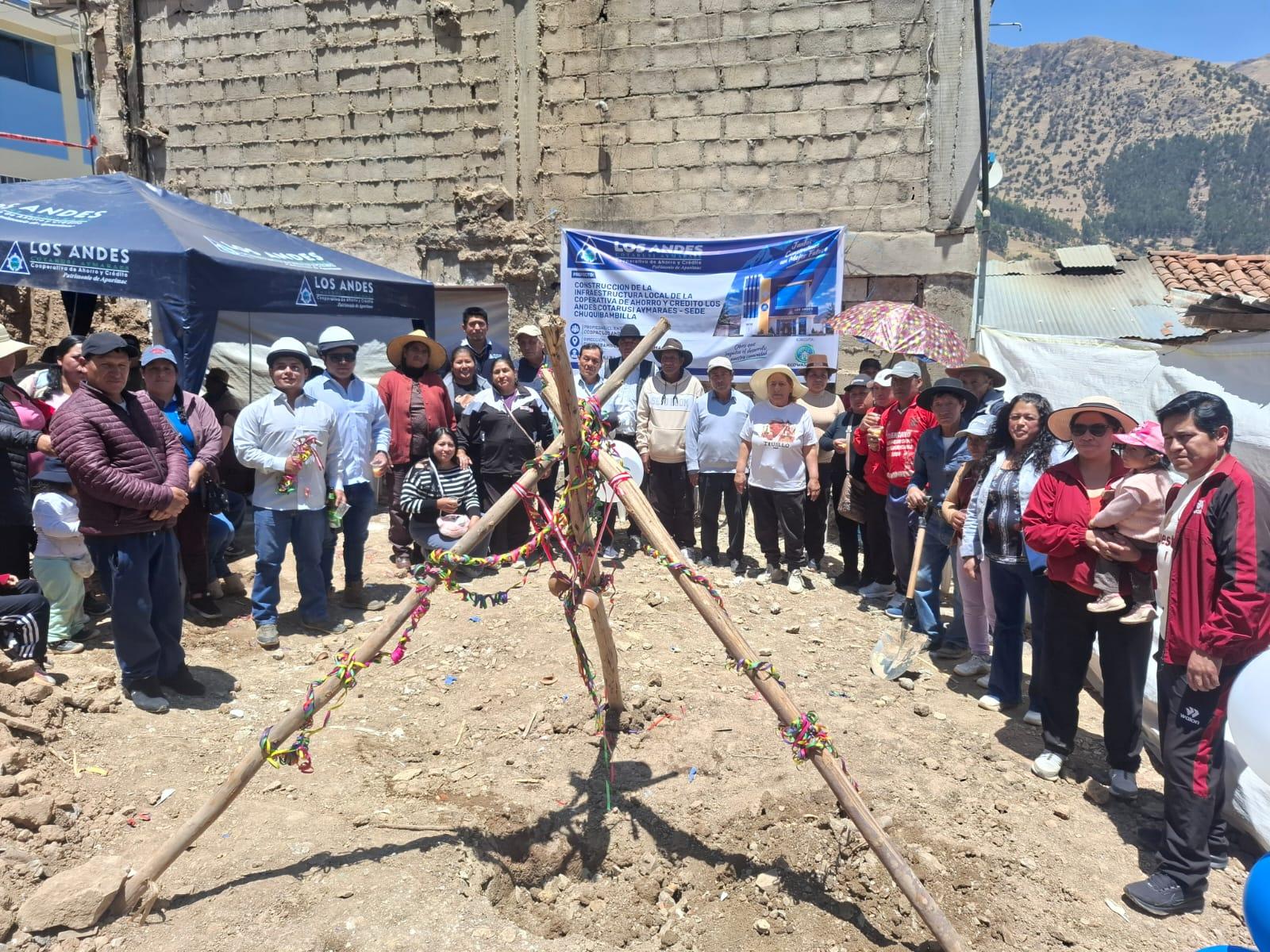 COOPERATIVA LOS ANDES INICIA CONSTRUCCIÓN DE SU OFICINA EN CHUQUIBAMBILLA, GRAU