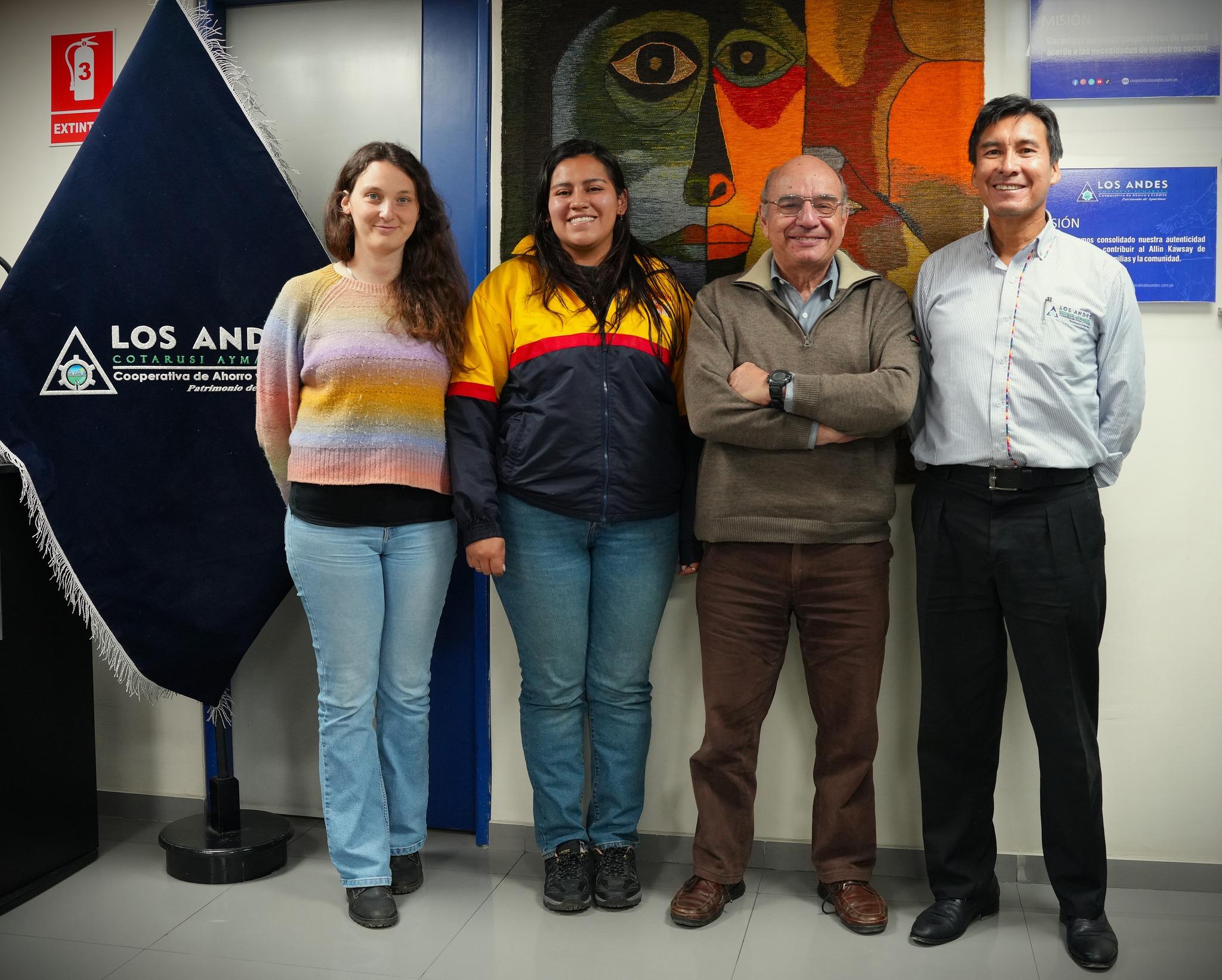 Cooperativa Los Andes recibió la visita de la ONG Apurímac ETS.